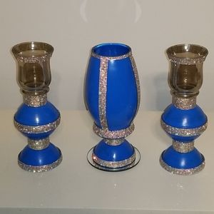 Vase with candle holder